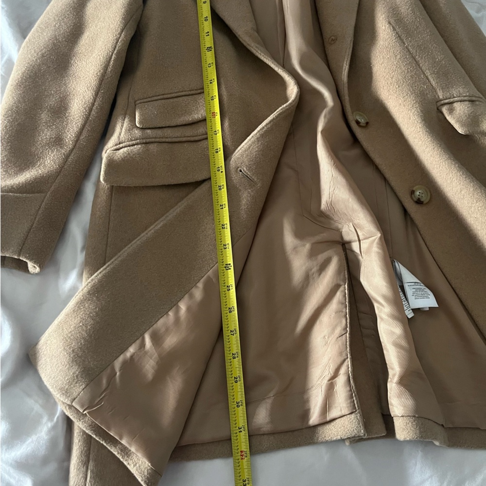 Lauren Ralph Lauren Walker Camel soft tan wool blend coat 6P 6 petite - Picture 14 of 15